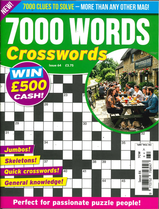 7000 Word Crosswords Magazine - Issue 64