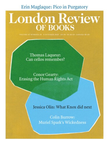 London Review of Books 9 October 2025