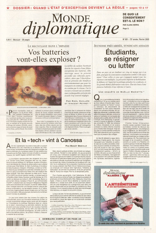 Le Monde Diplomatique 858 Magazine
