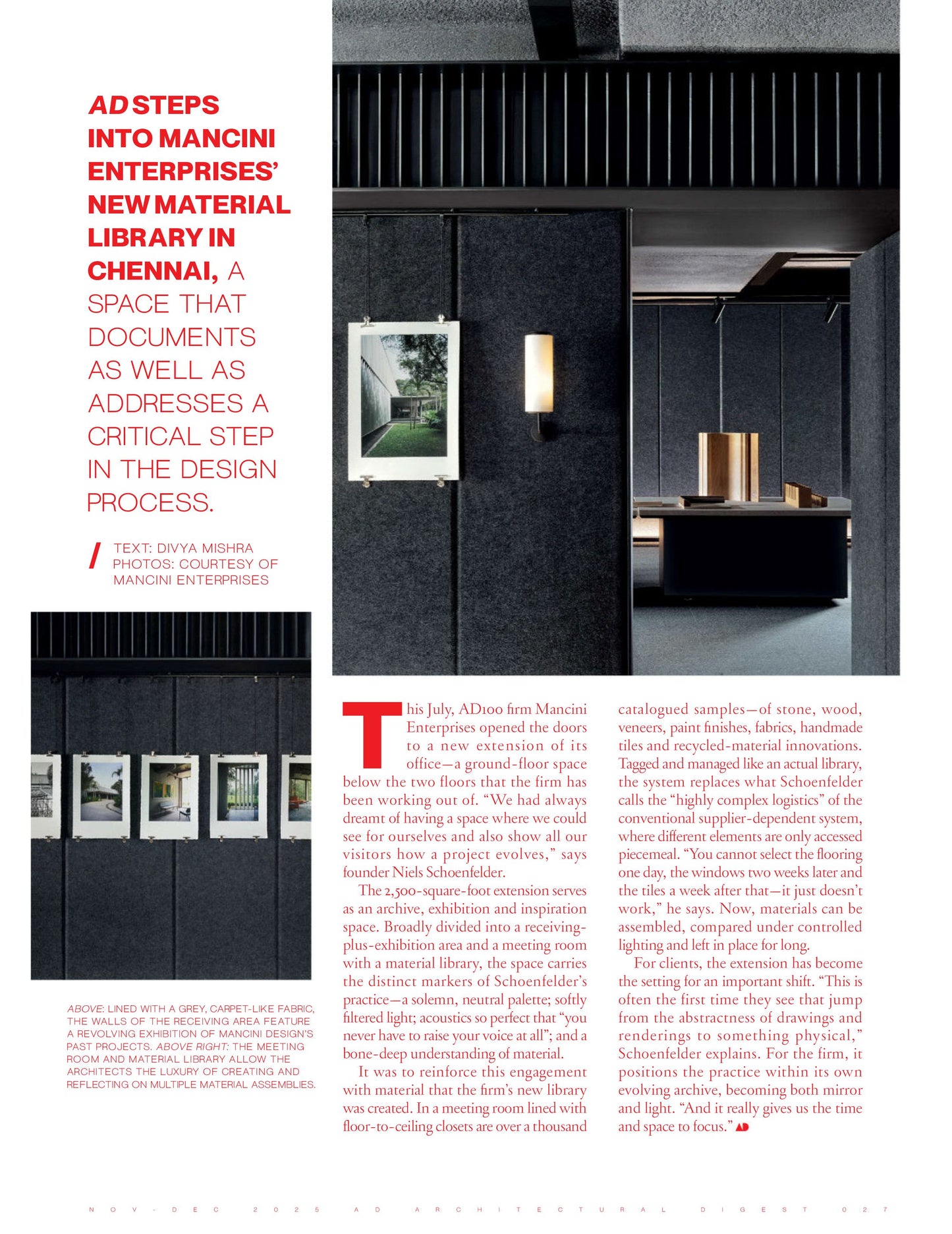 Architectural Digest India – November/December 2025 Magazine Digital