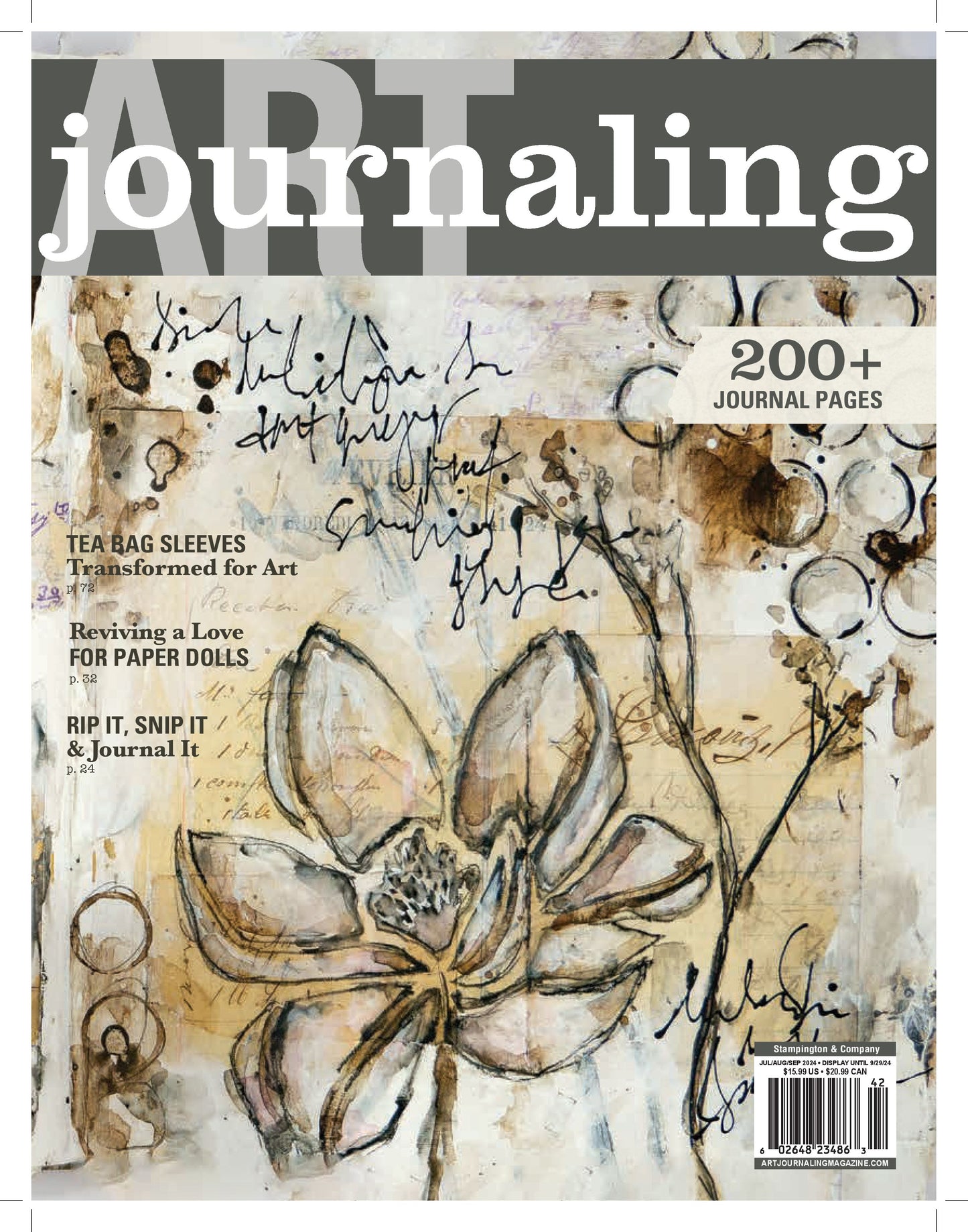 Art Journaling – July/August/September 2024 Magazine Digital