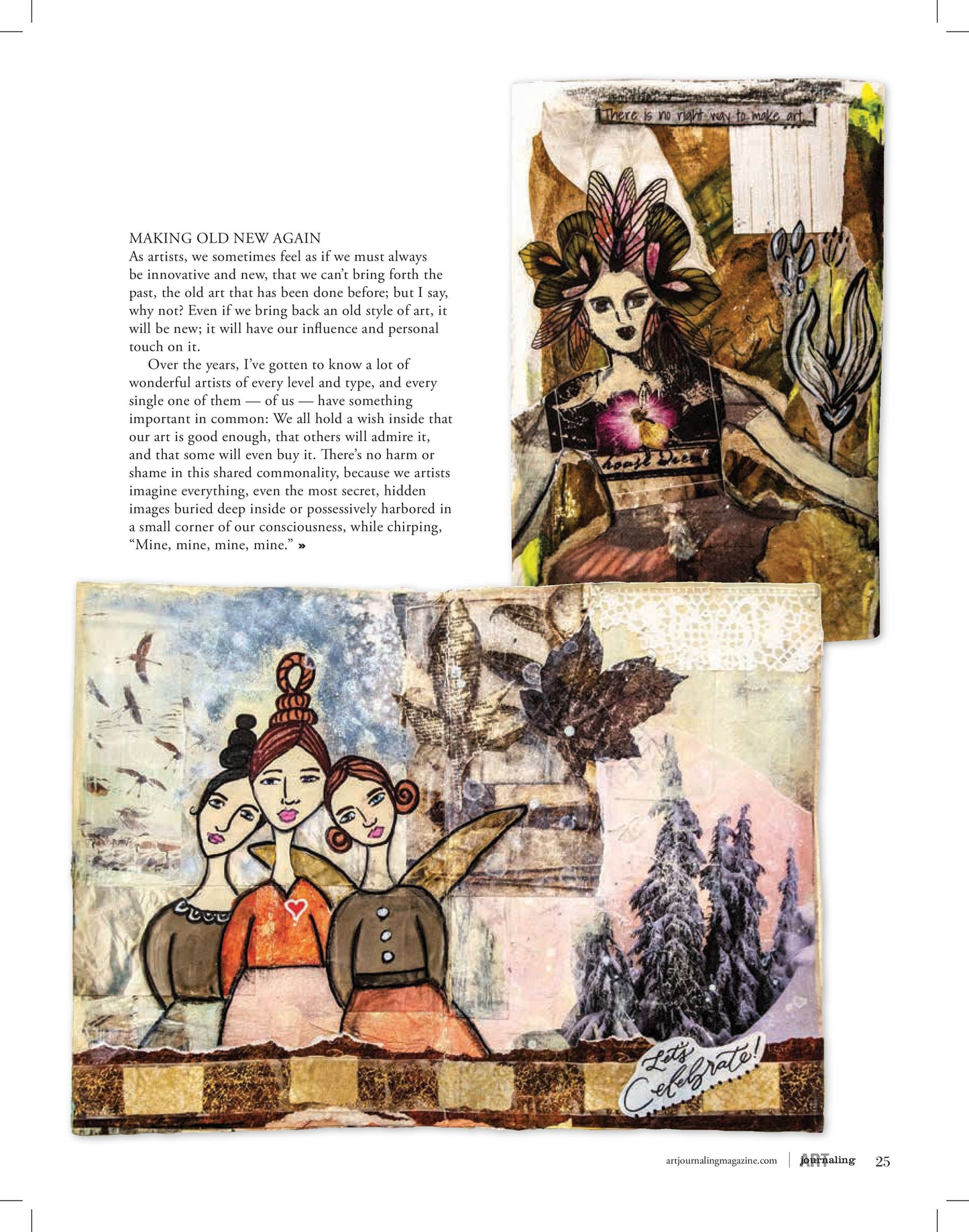 Art Journaling – October/November/December 2024 Magazine Digital