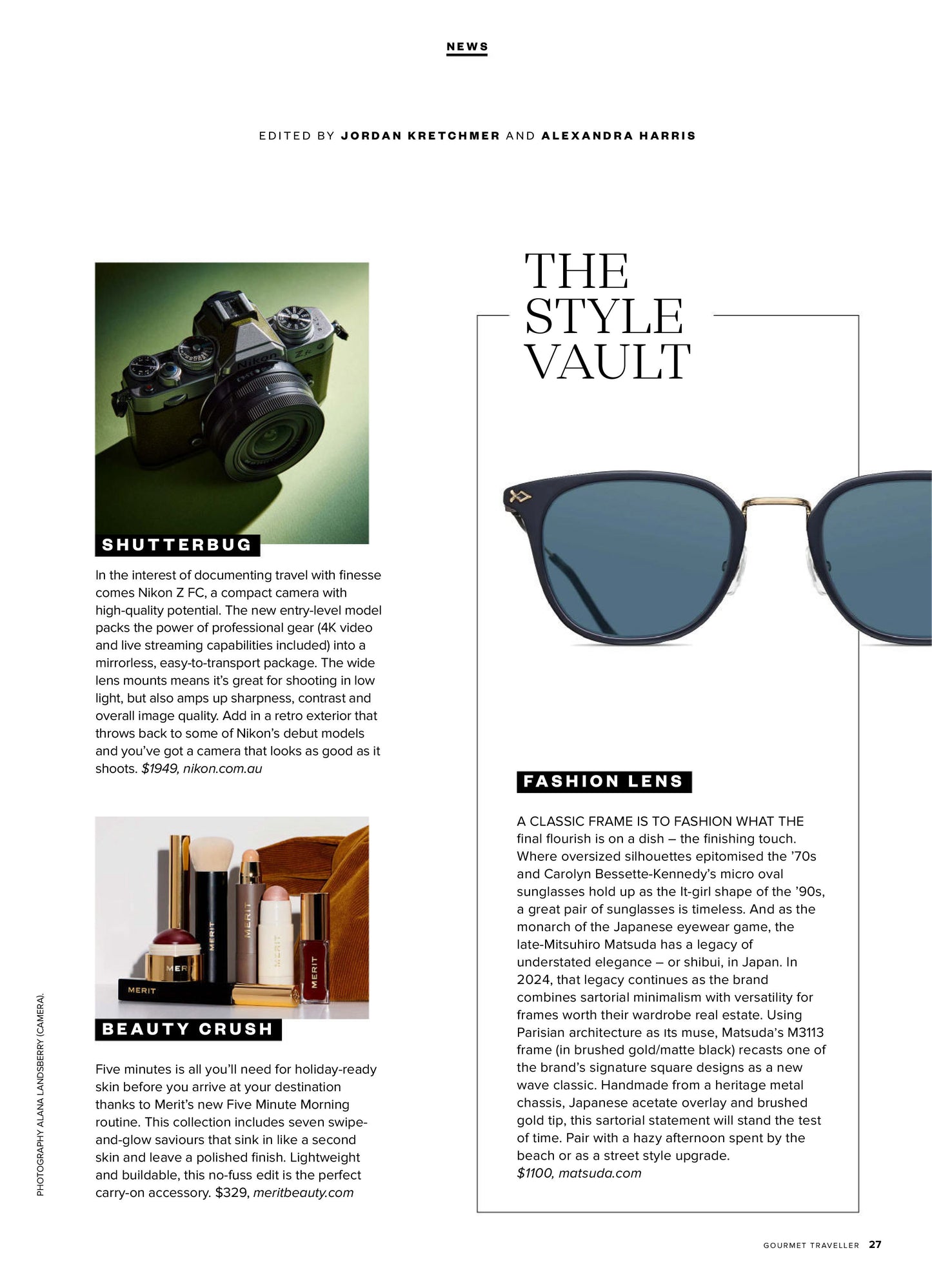 Australian Gourmet Traveller – November 2024 Magazine Digital