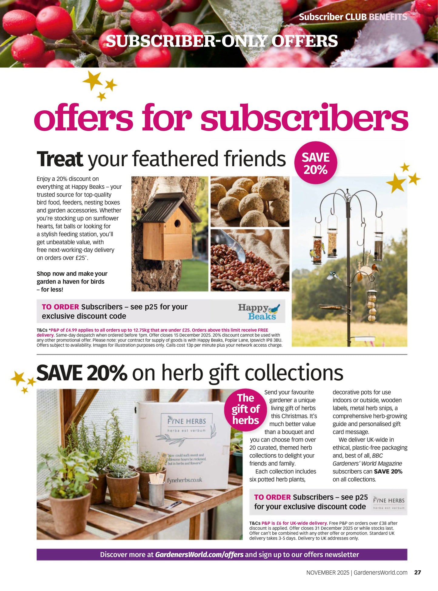 BBC Gardeners’ World – November 2025 Magazine Digital