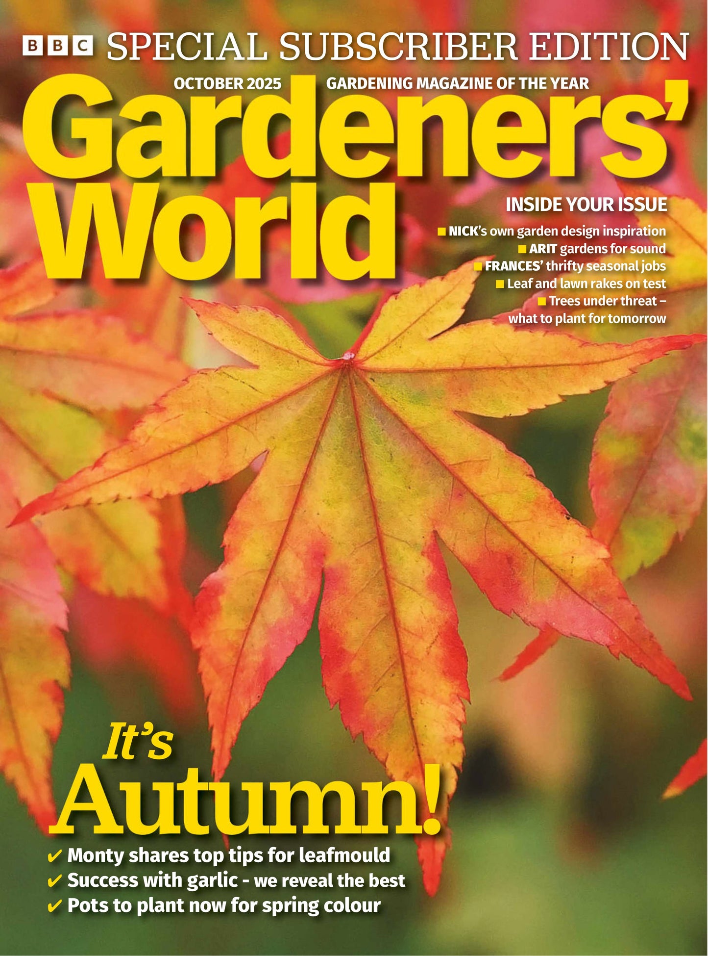 BBC Gardeners’ World – October 2025 Magazine Digital