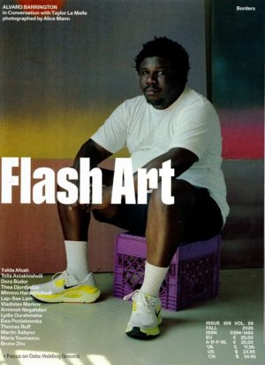 Flash Art Issue 356 Fall 2026 – Borders