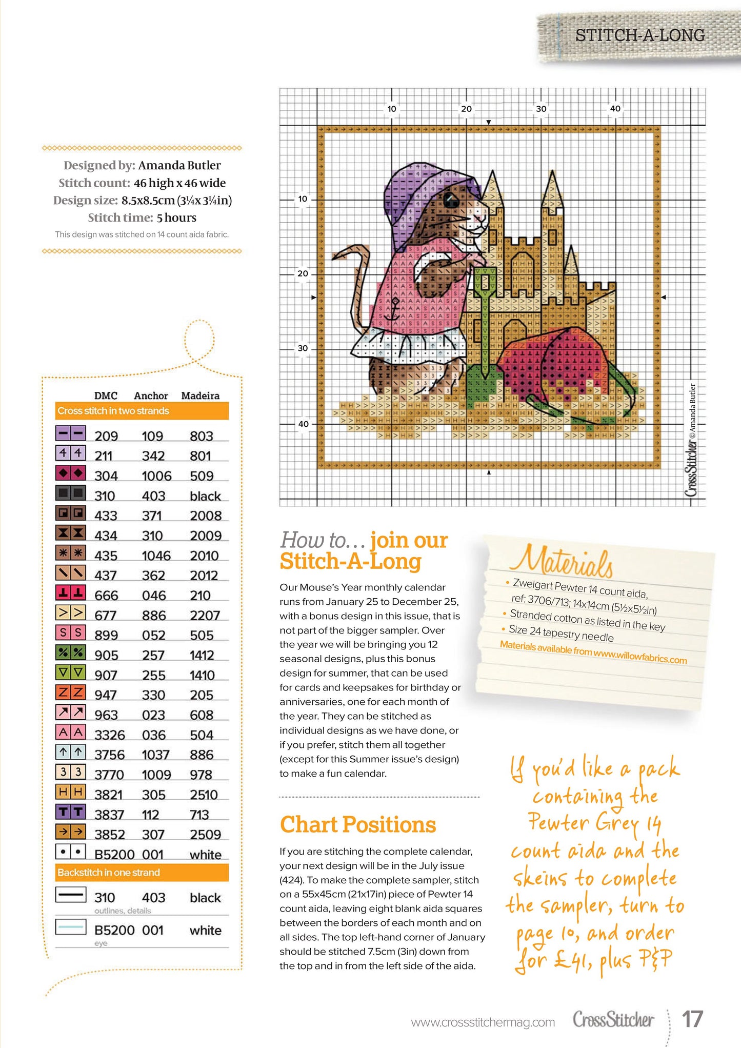 CrossStitcher – Issue 423, Summer 2025 Magazine Digital
