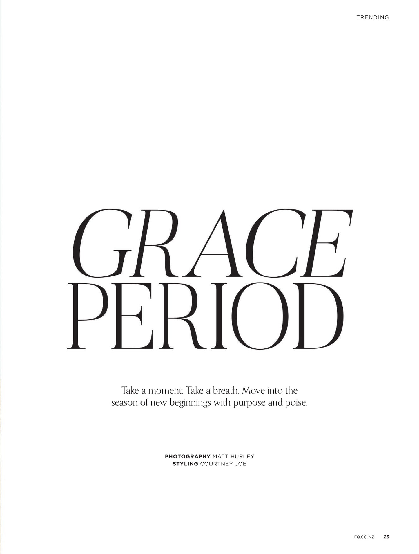 Fashion Quarterly – Spring 2025 Magazine Digital