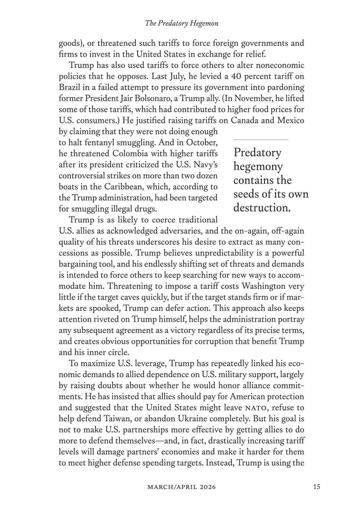 Foreign Affairs - March / April 2026 Magazine Digital
