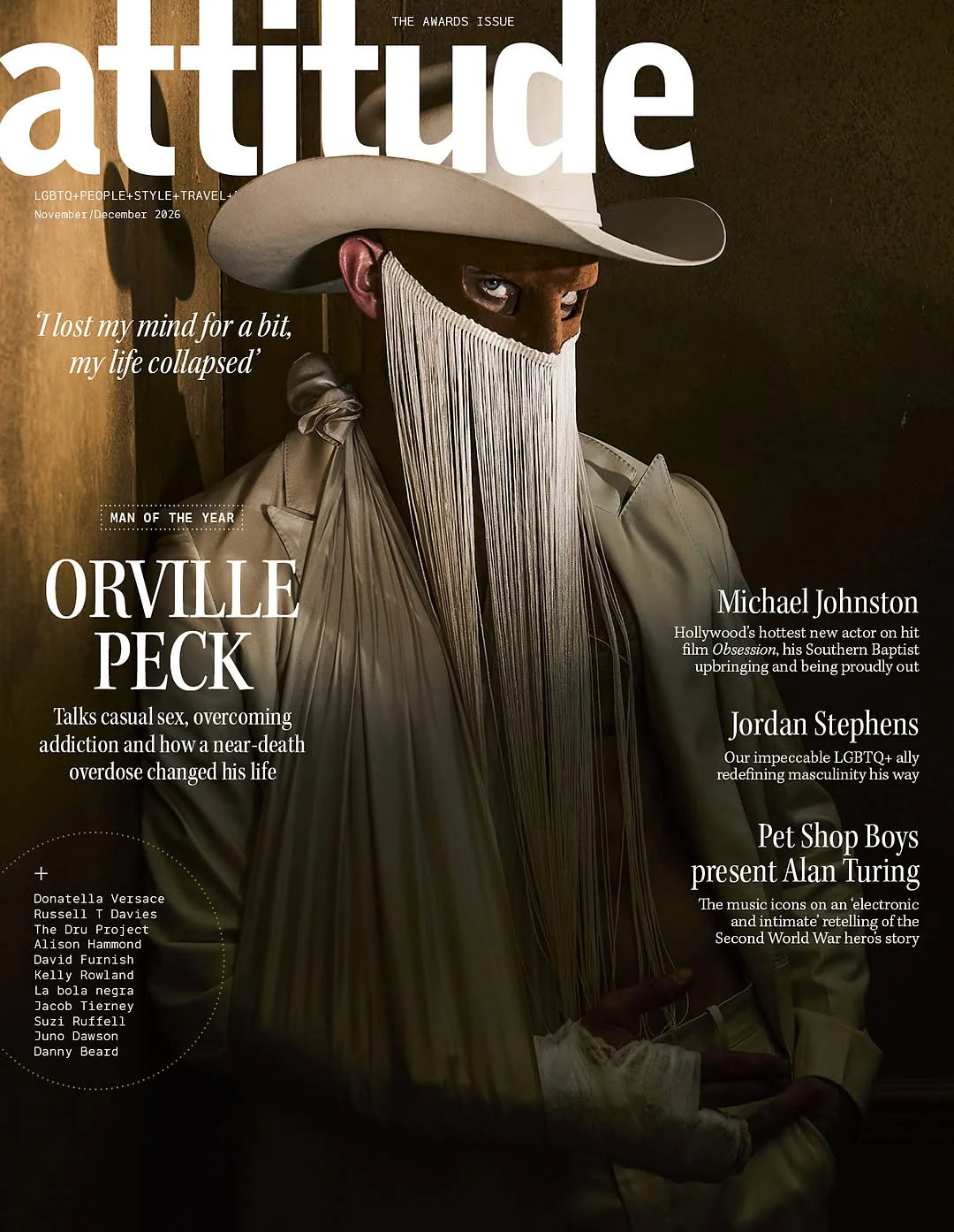 Attitude Magazine Nov / Dec 2026 – Orville Peck