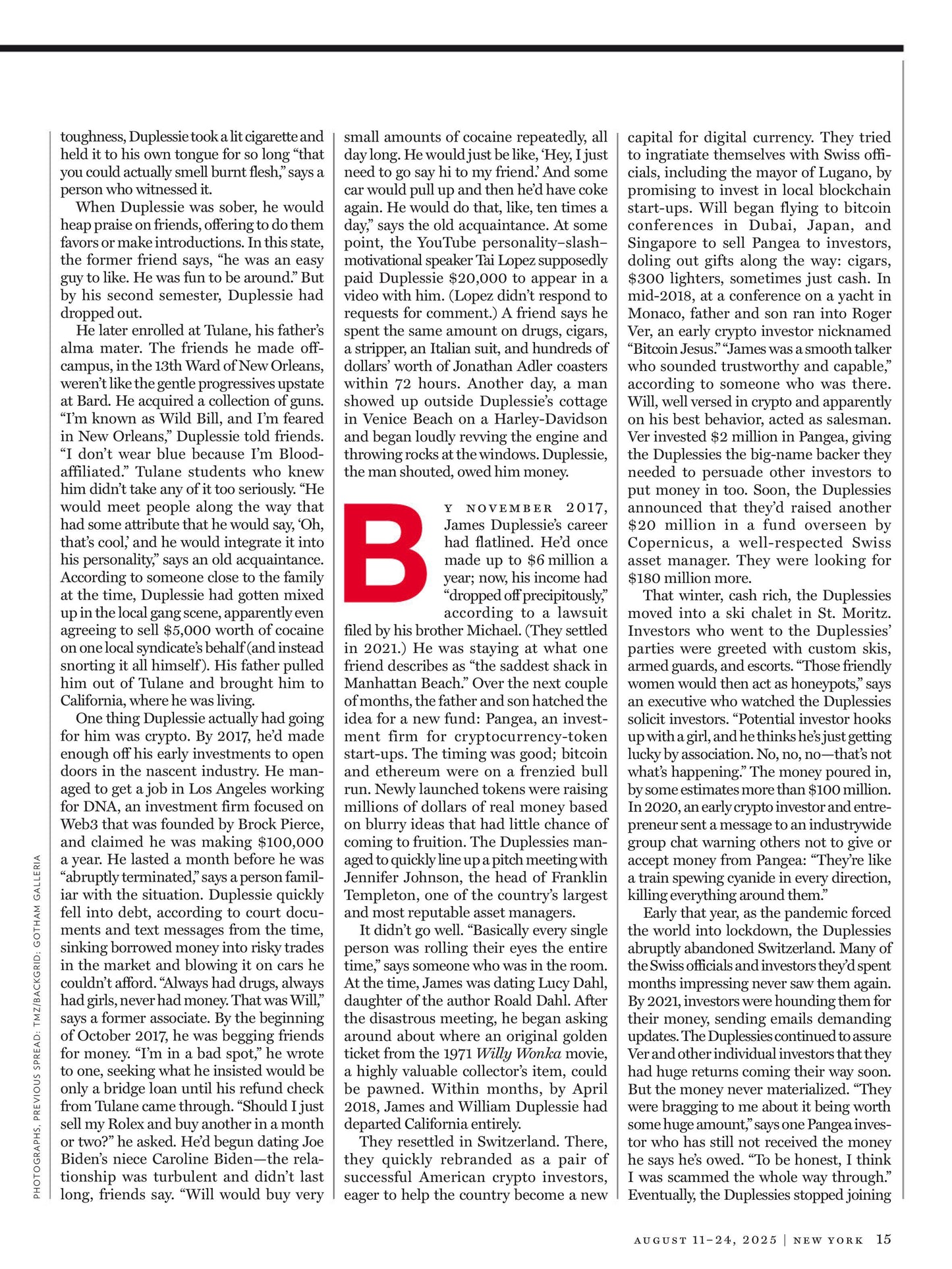 New York – 11 August 2025 Magazine Digital