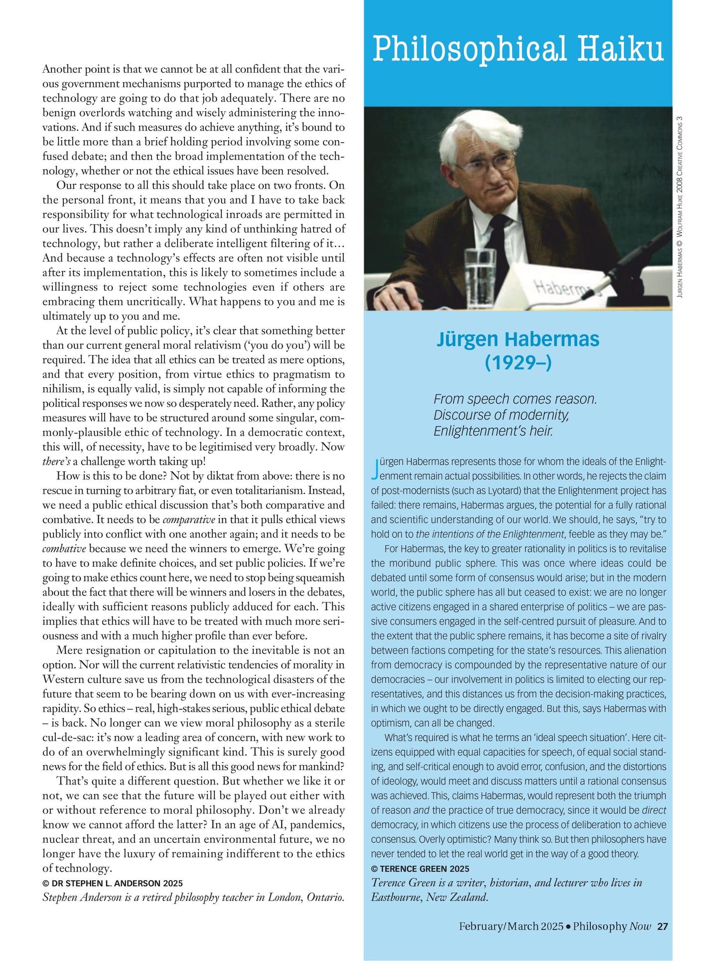 Philosophy Now – February/March 2025 Digital