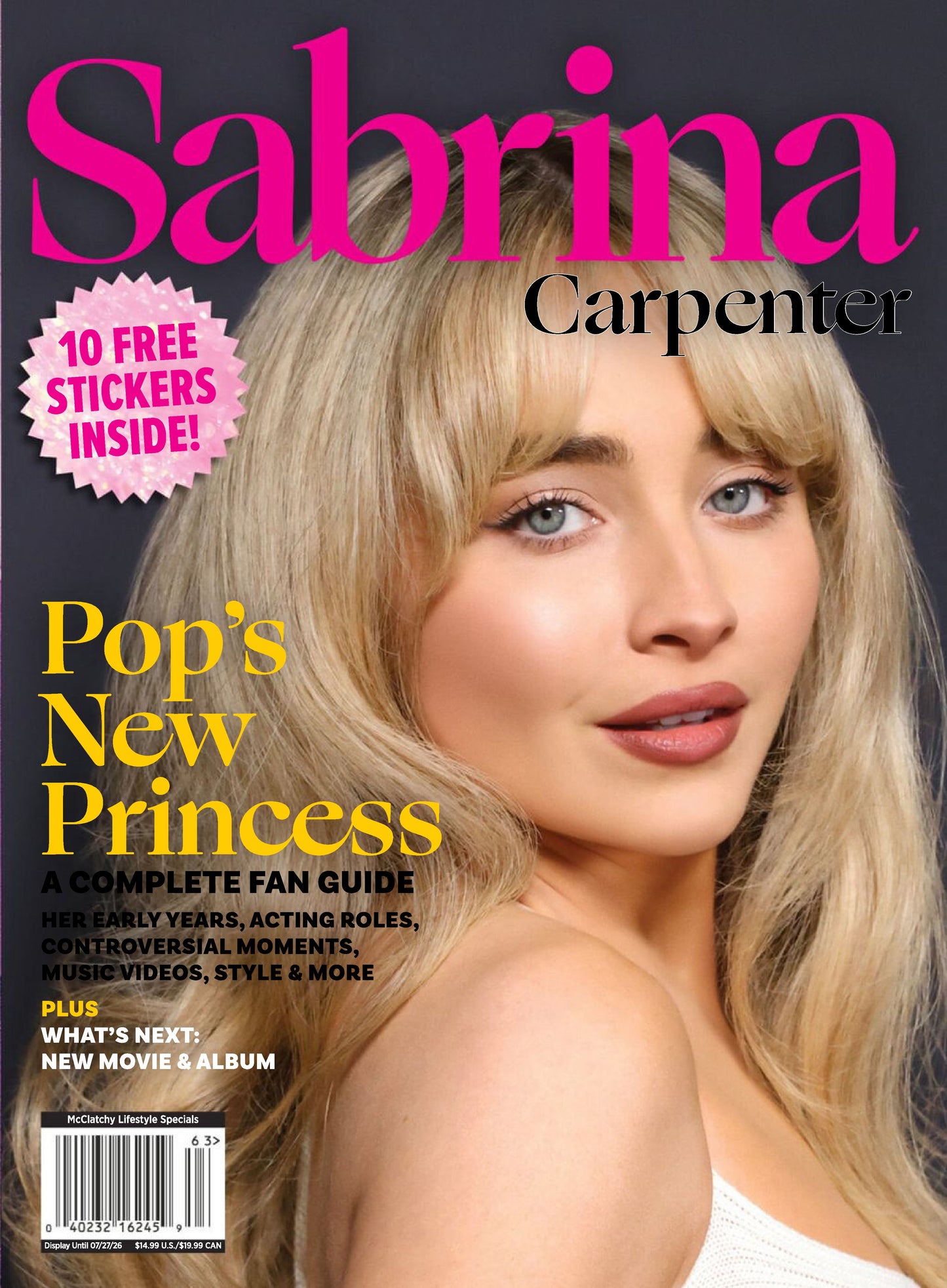 Sabrina Carpenter – Pop’s New Princess 2026 Magazine Digital