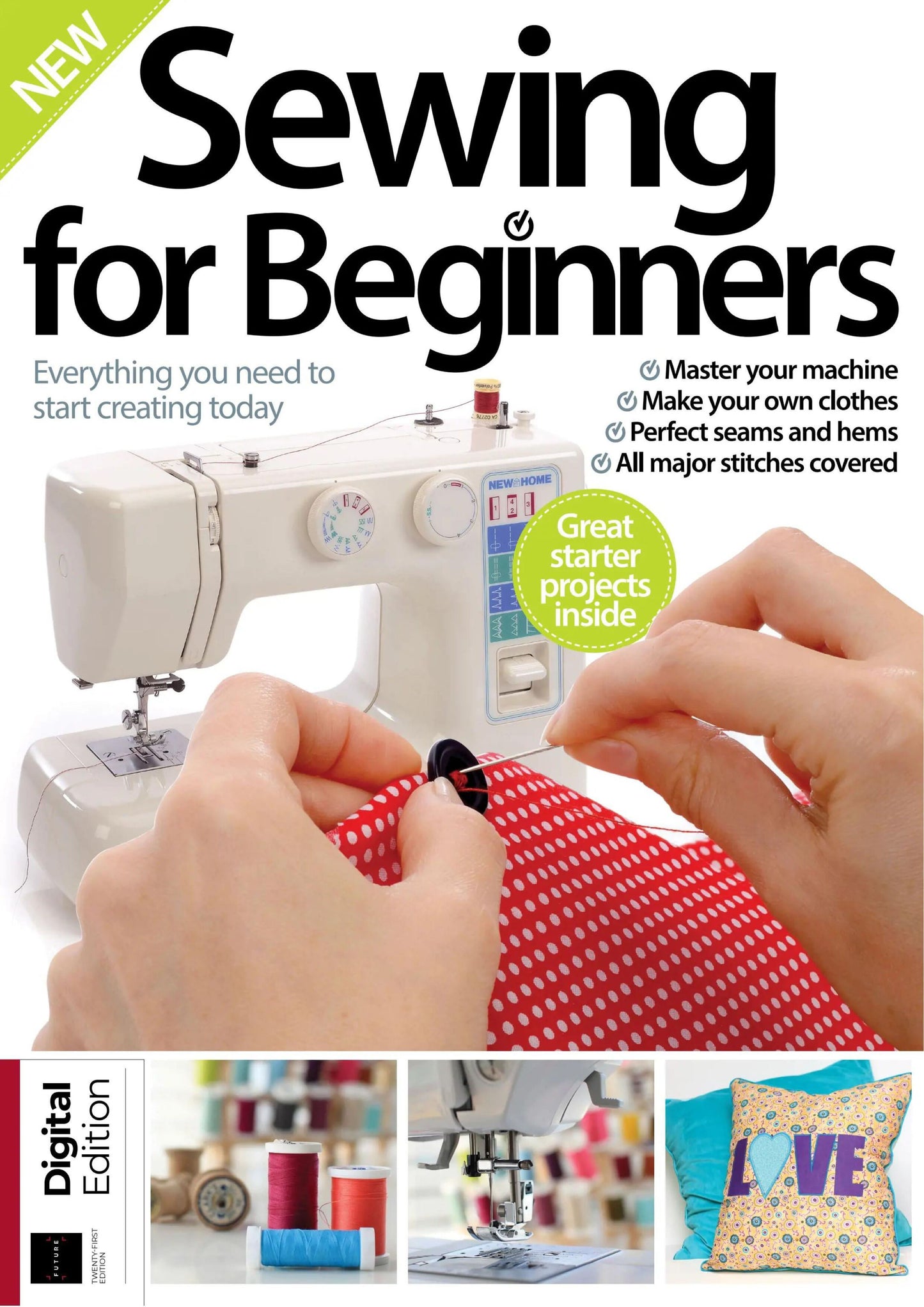Sewing for Beginners – 21st Edition, 2025 Magazine Digital