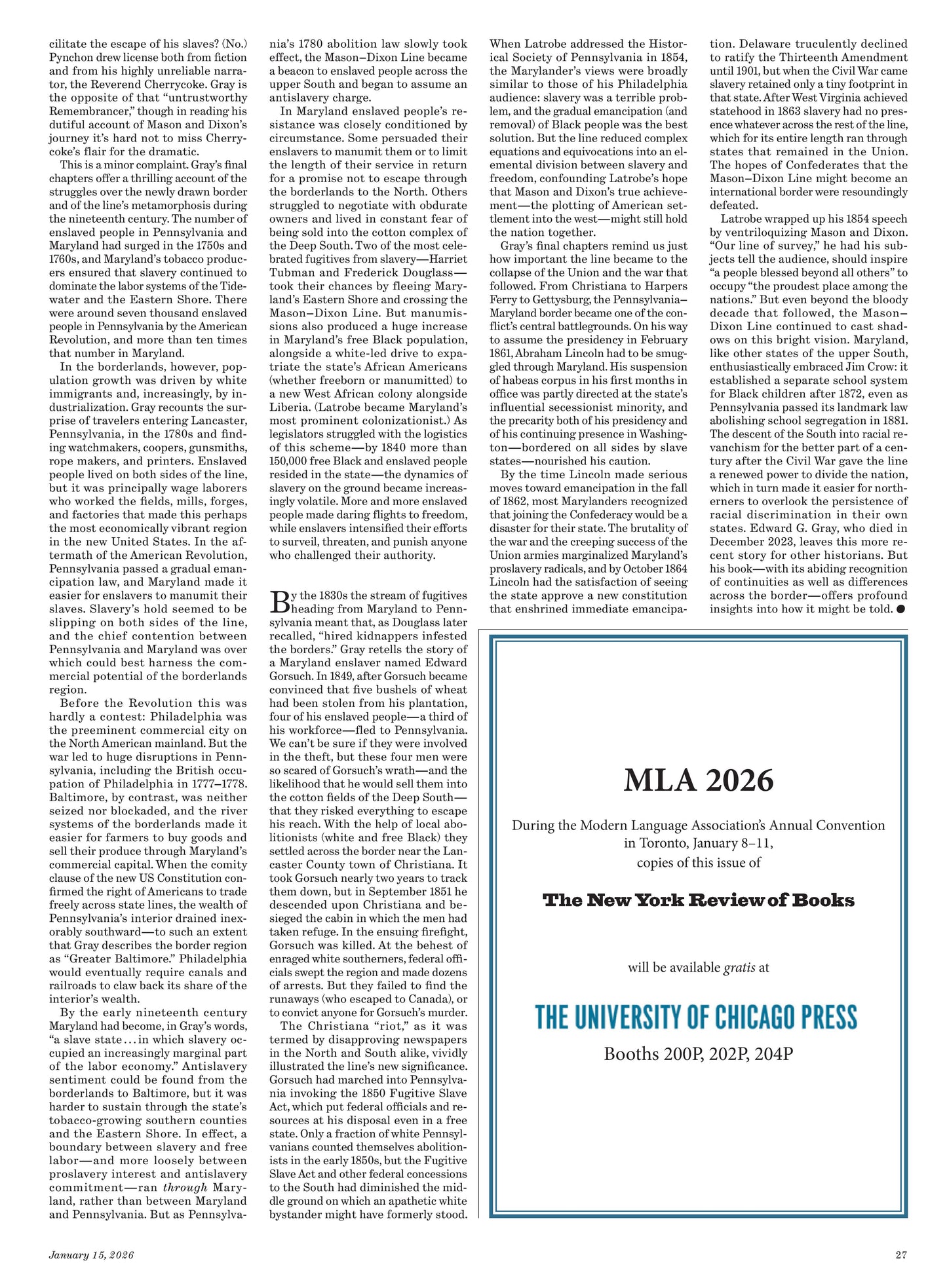 The New York Review of Books – January 15, 2026 Magazine Digital