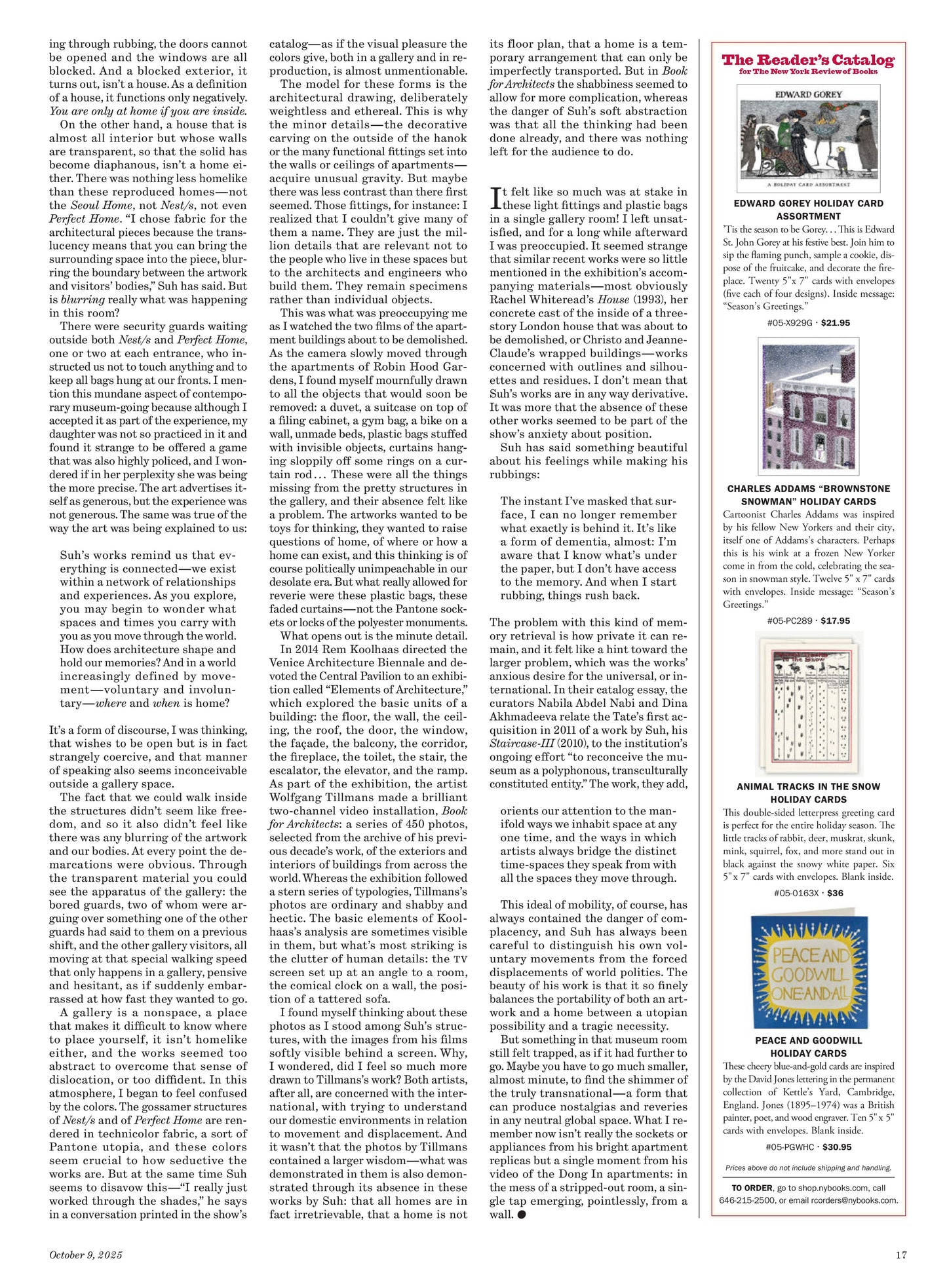 The New York Review of Books – 9 October 2025 Magazine Digital