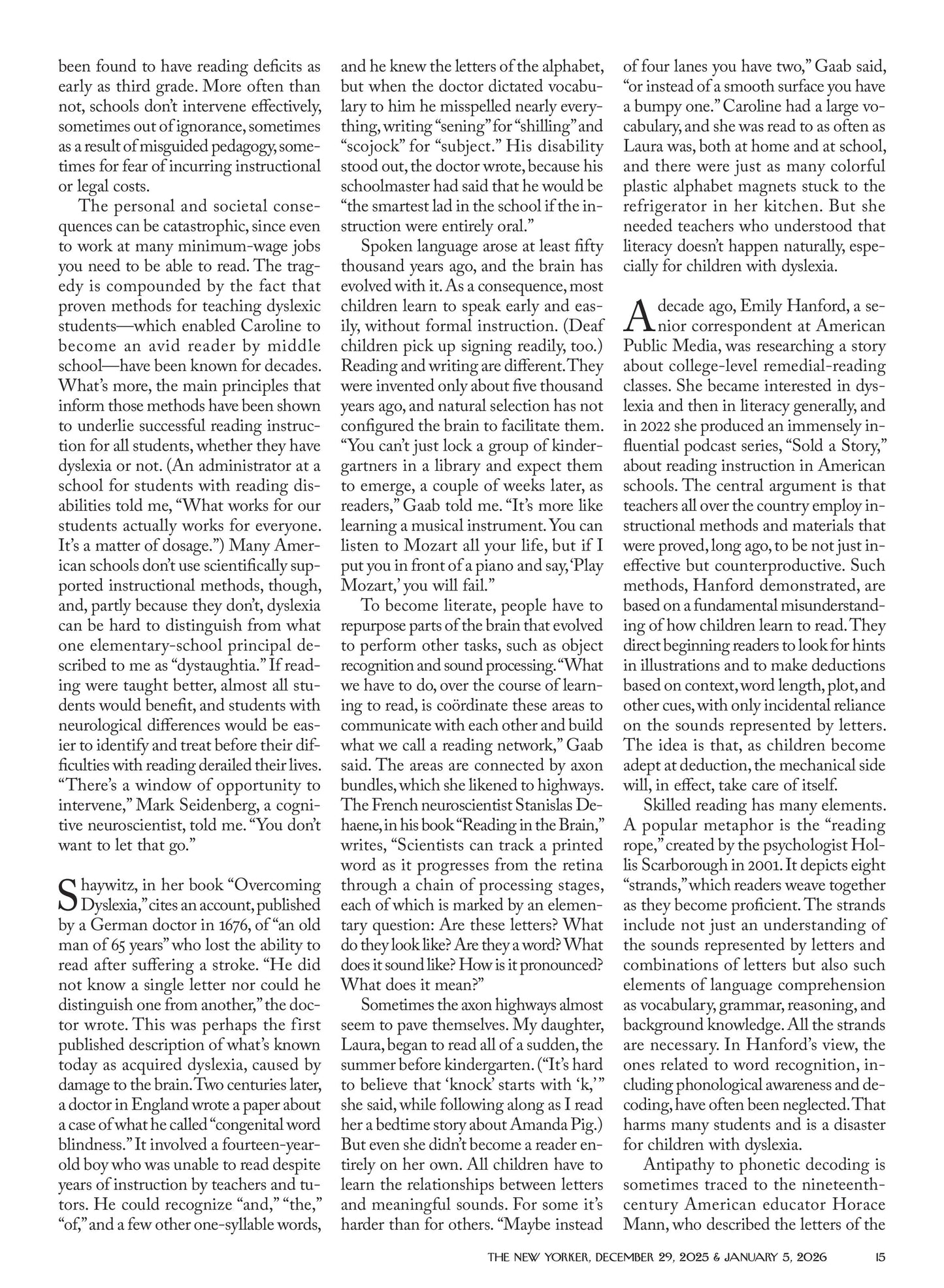 The New Yorker – December 29 / January 05, 2026 Magazine Digital