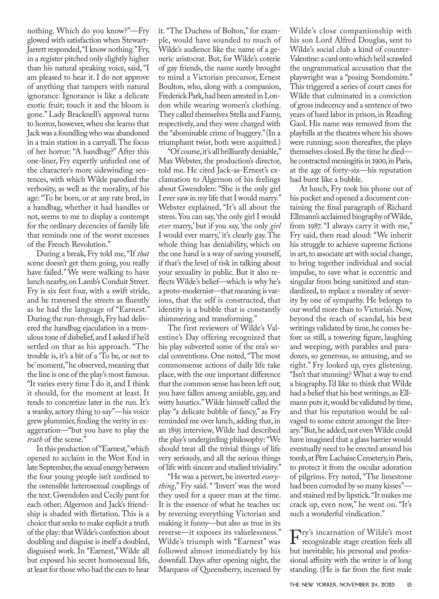 The New Yorker – November 24, 2025 Magazine Digital