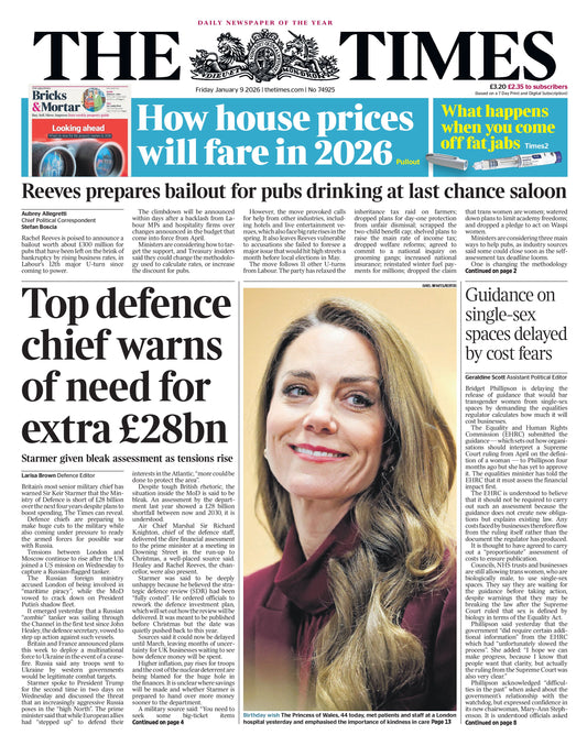 The Times – January 09, 2026