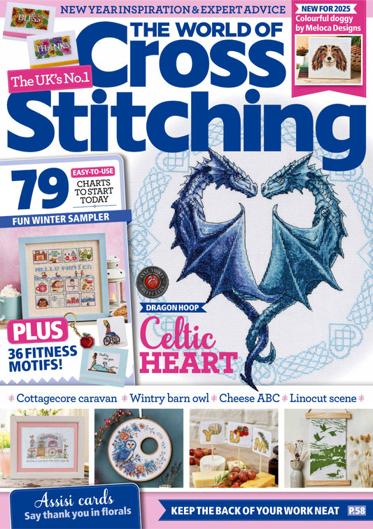 The World of Cross Stitching – January 2025 Magazine Digital