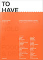 To Have & To Hold #5: Food & Drink