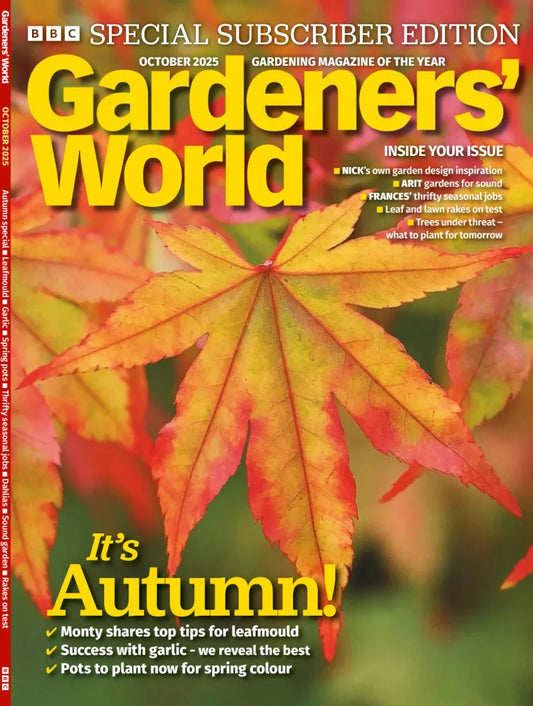 BBC Gardeners World October 2025 Magazine