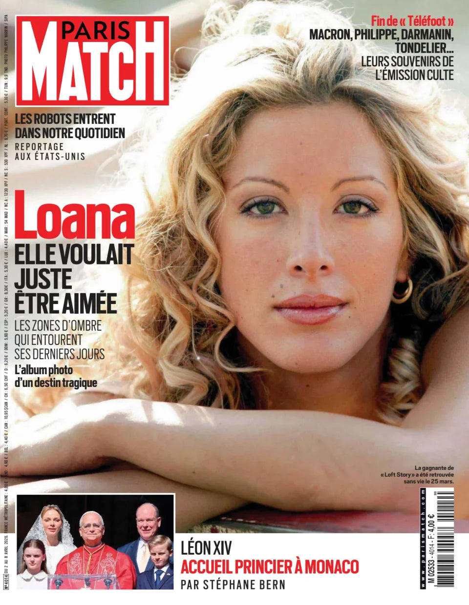 Paris Match 4014, 2026 Magazine