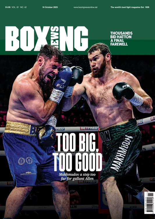 Boxing News 16 October 2025 Magazine