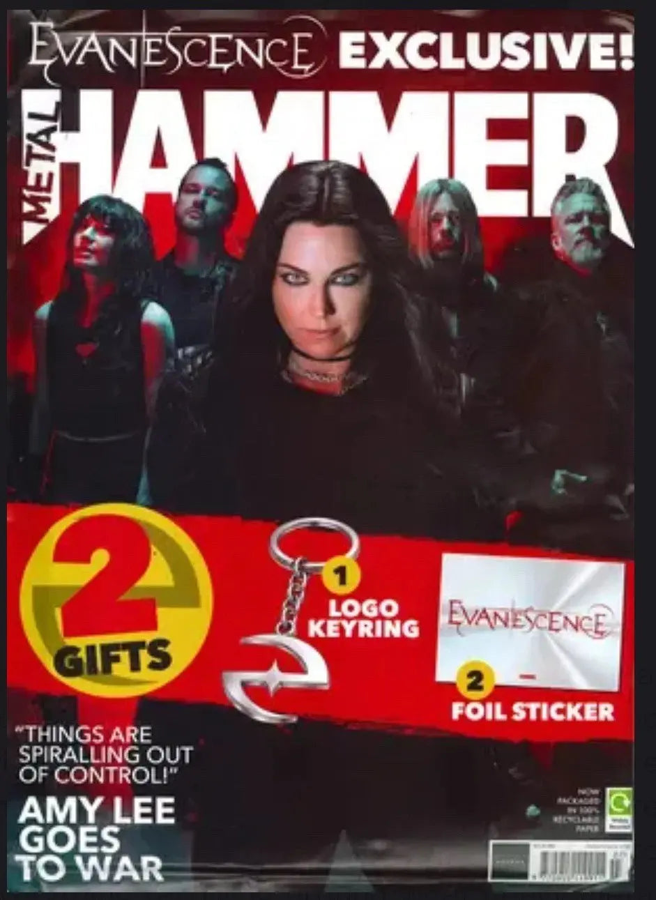 Metal Hammer Magazine July 2026 - Evanescence - Includes 2 Free Gifts