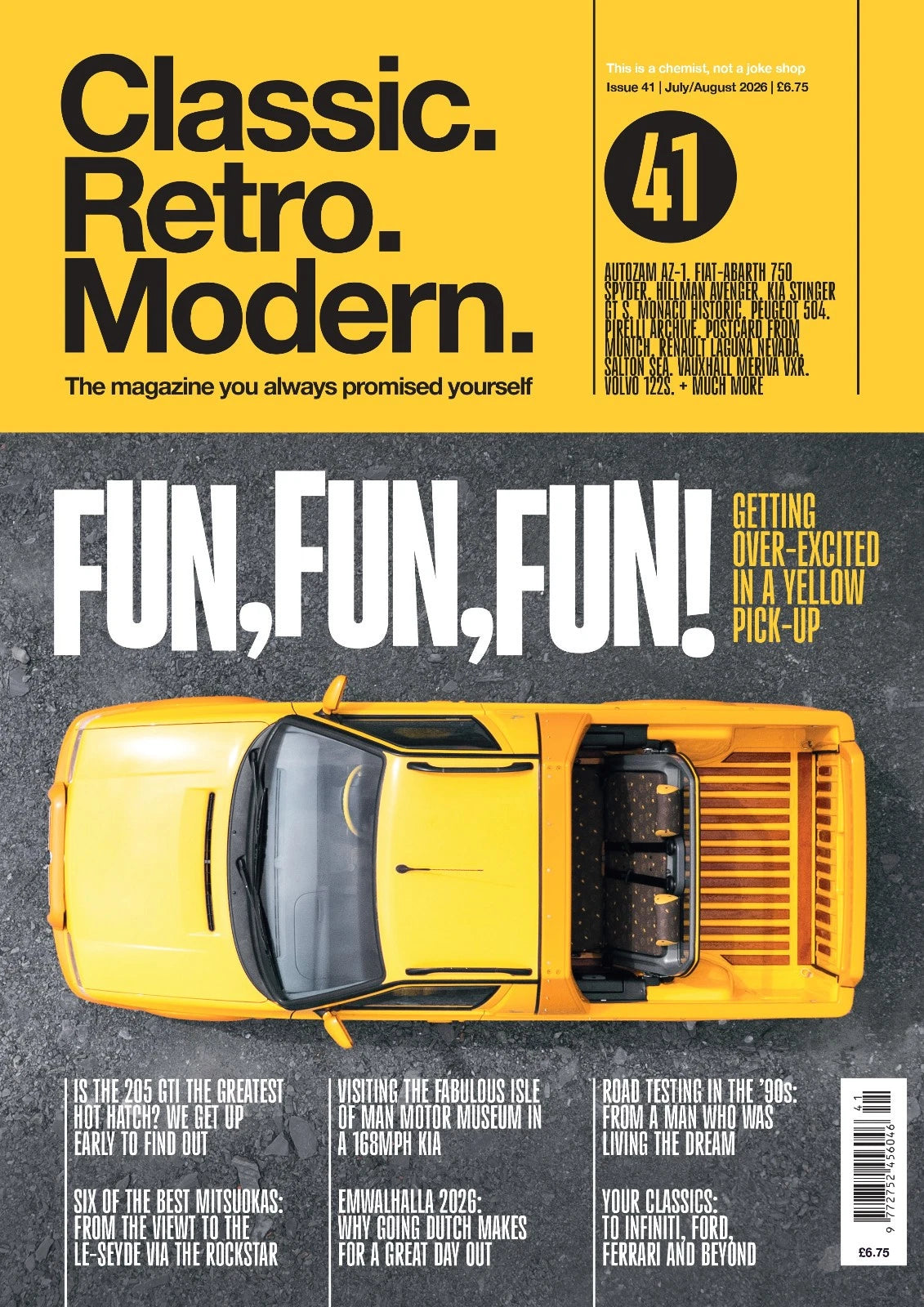 Classic Retro Modern Magazine - Issue 41, July / August 2026
