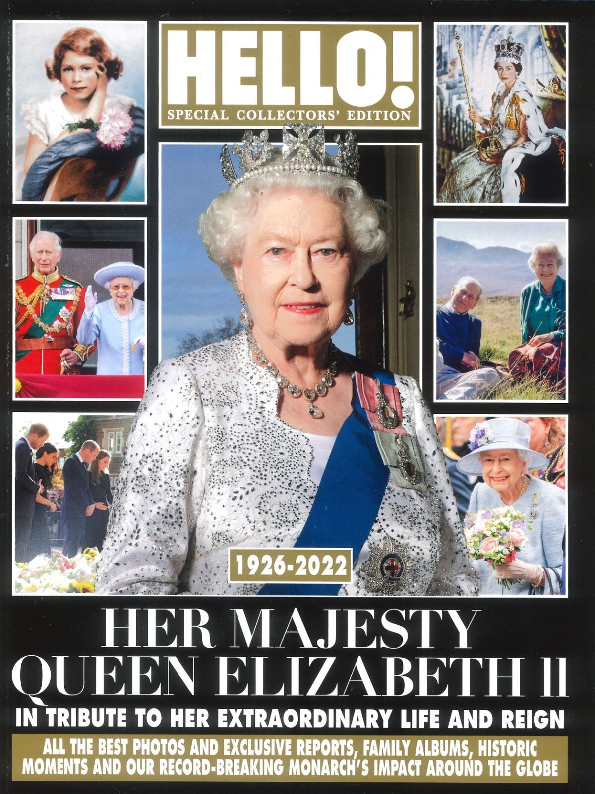 HELLO! Magazine Special Collectors Edition, Queen Elizabeth II Tribute 1926-2022